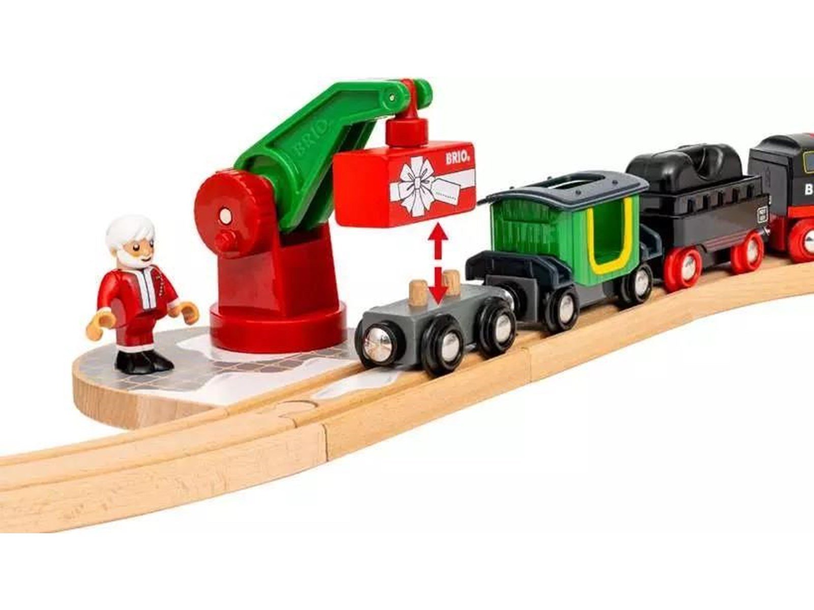 Brio 36014 Christmas Steaming Train Set Brio 36014 Christmas Steaming Train Set